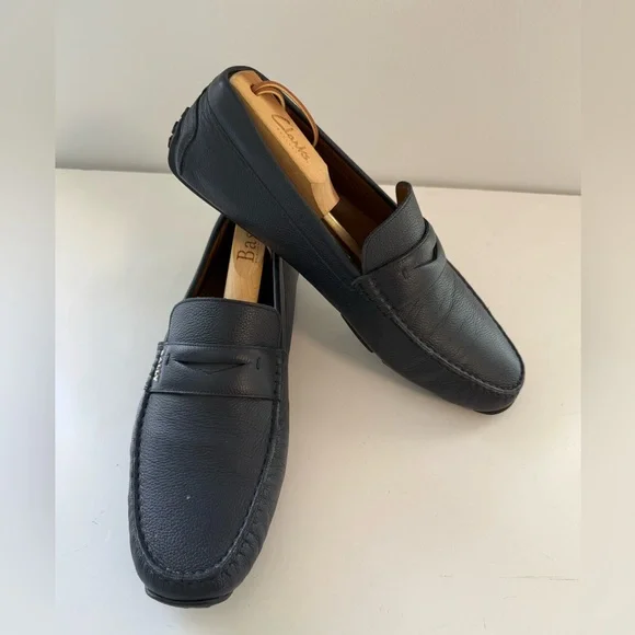 Bally | Shoes | Bally Blue Leather Penny Loafers 3 | Poshmark display picture 3